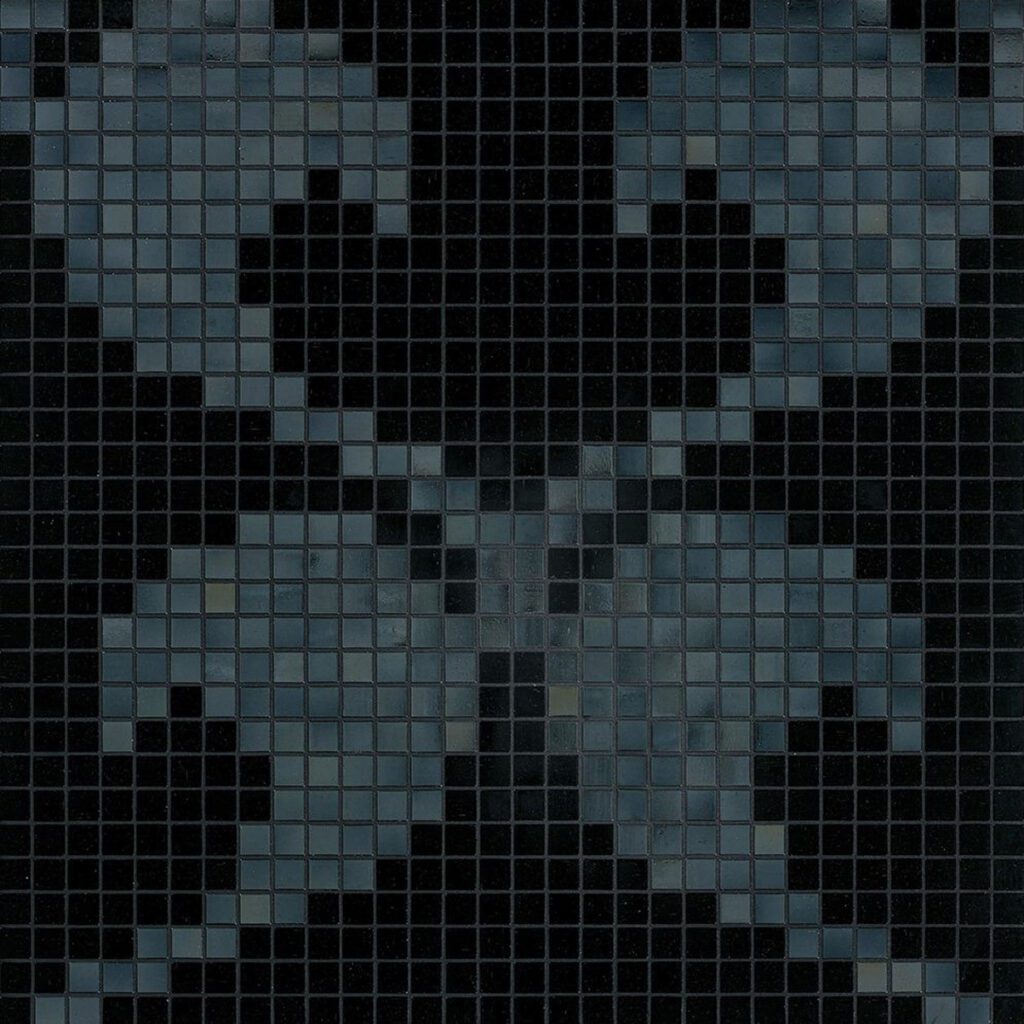 Bisazza Hearts Black Modern Glass Mosaic Tile Decoration. Minimum ...