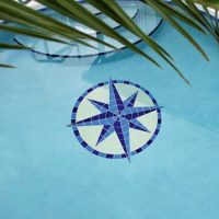 DROP DOWN PIC POOL ART PORCELAIN